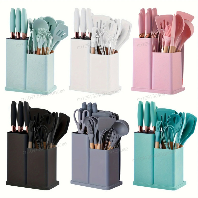 SLIICONE SPOON SET WITH KNIFE SET - Image 3