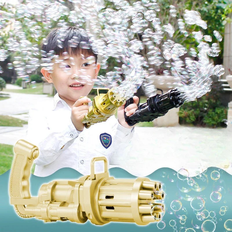 Bubble Gun Machine With Bubble liquid for Kids - - Image 3