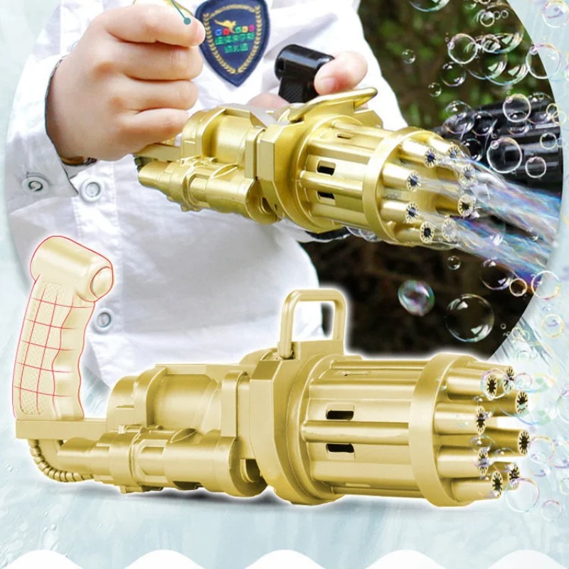 Bubble Gun Machine With Bubble liquid for Kids - - Image 2