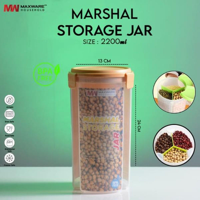 MAXWARE MARSHALL STORAGE JAR 2200ML - Image 3