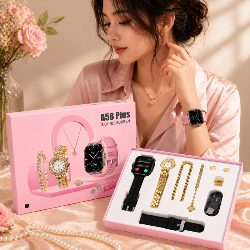 A58 Ladies Smart WATCH (COUPLE WATCH) - Image 3