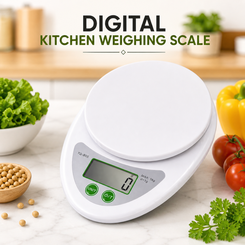 Digital Kitchen Weight Scale With Bowl